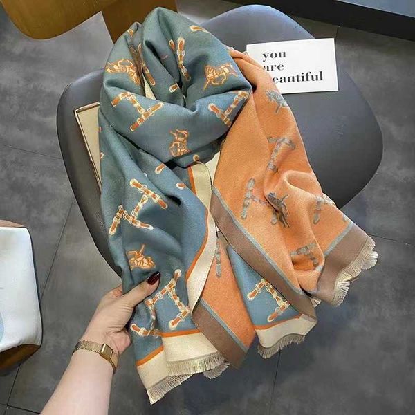winter and autumn scarf for women men online store 2023 new imitation cashmere women's double sided two color letter air conditioned ro, Blue;gray
winter and autumn scarf for women men online store 2023 new imitation cashmere women's double sided two color letter air conditioned ro, Blue;gray