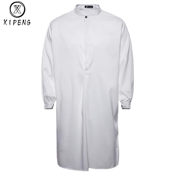 2018 autumn new brand men's shirt arab style fashion simple long men's casual shirt white muslim robe thobe dress -xxl2771, White;black
2018 autumn new brand men's shirt arab style fashion simple long men's casual shirt white muslim robe thobe dress -xxl2771, White;black