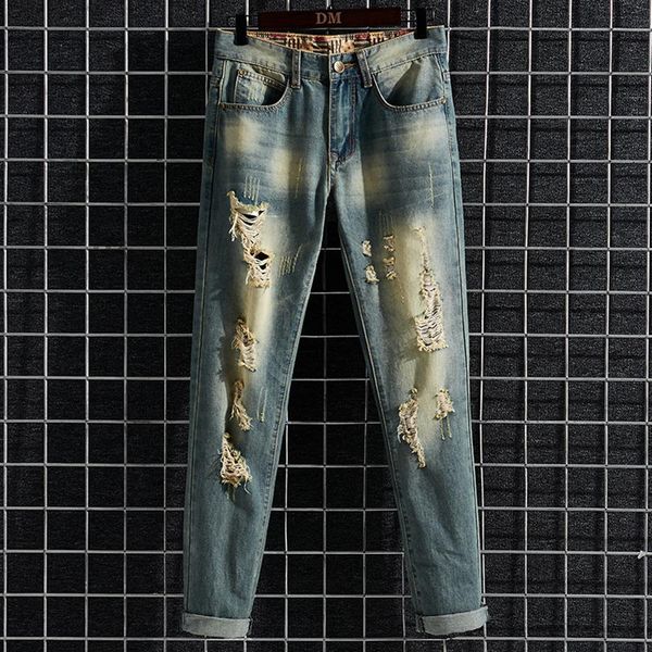2020 new men hole slim jeans classic fashion ripped hip hop vintage blue casual denim trousers male brand clothes 28-40200a
2020 new men hole slim jeans classic fashion ripped hip hop vintage blue casual denim trousers male brand clothes 28-40200a