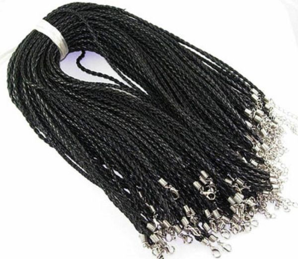 100pcslot 18039039 3mm black pu leather braid necklace cords with lobster clasp for diy jewelry neckalce pendant craft jewe4754184, White;red
100pcslot 18039039 3mm black pu leather braid necklace cords with lobster clasp for diy jewelry neckalce pendant craft jewe4754184, White;red