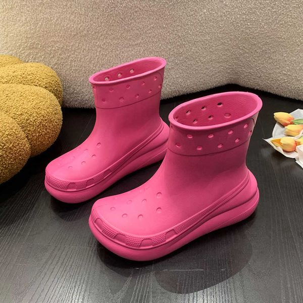 2023 summer new fashion simple eva candy color short sleeve overwear thick sole waterproof and anti slip rain boots 230811, Black
2023 summer new fashion simple eva candy color short sleeve overwear thick sole waterproof and anti slip rain boots 230811, Black