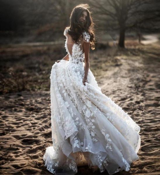 v neck 3d lace bohemia wedding dresses cap sleeves ruched backless sweep train country outdoor beach wedding bridal gowns bc120429525165, White
v neck 3d lace bohemia wedding dresses cap sleeves ruched backless sweep train country outdoor beach wedding bridal gowns bc120429525165, White