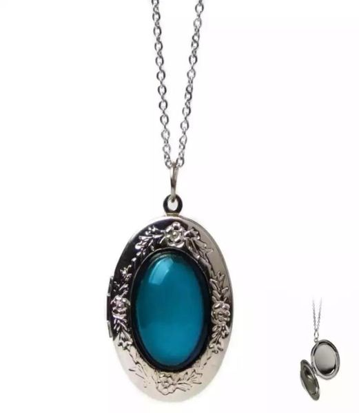 super quality large oval mood necklace color changing with temperature change feeling openable locket pendant necklaces 60pcslot5727655, Silver
super quality large oval mood necklace color changing with temperature change feeling openable locket pendant necklaces 60pcslot5727655, Silver