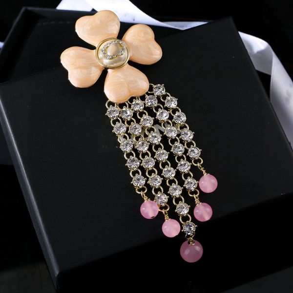 fashion charm designer brooches pins brooches channel womens mens couples accessories pin ccity dress pins for lady specifications luxury vi, Gray