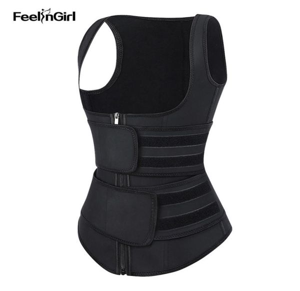 feelingirl sauna vest body shapper 9 steel bone slimming waist trainer shaper adjustable sweat belt corset workout shapewear y20072742374, Black;white
feelingirl sauna vest body shapper 9 steel bone slimming waist trainer shaper adjustable sweat belt corset workout shapewear y20072742374, Black;white
