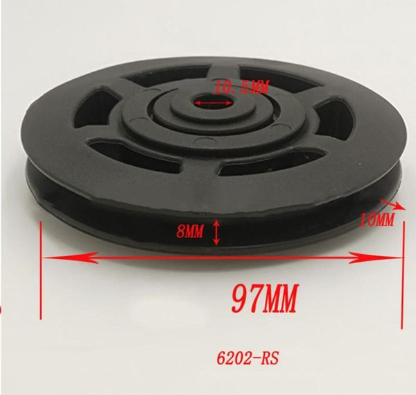 universal bearing 97mm nylon pulley wheel cable gym fitness equipment durable plastic parts universal size9457231
universal bearing 97mm nylon pulley wheel cable gym fitness equipment durable plastic parts universal size9457231
