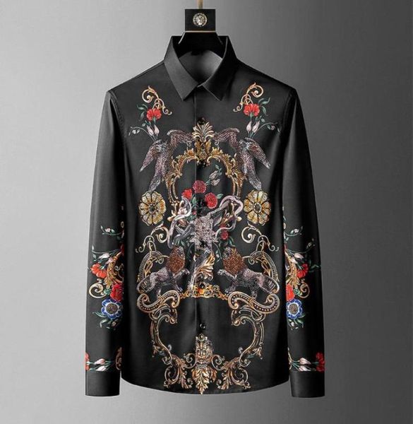 men039s casual shirts luxury print men long sleeve slim fit shirt male business formal dress streetwear party chemise homme3004105, White;black
men039s casual shirts luxury print men long sleeve slim fit shirt male business formal dress streetwear party chemise homme3004105, White;black