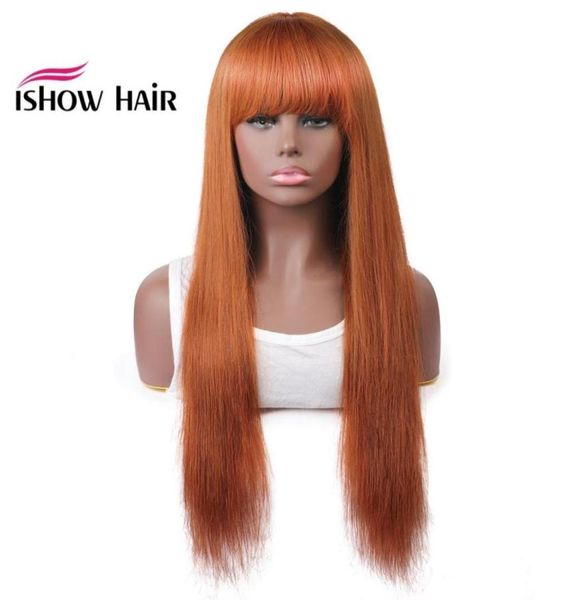 ishow hair brazilian 4 27 straight human hair wigs with bangs 27 30 99j orange ginger peruvian none lace wigs indian hair malaysia2736536, Black;brown
ishow hair brazilian 4 27 straight human hair wigs with bangs 27 30 99j orange ginger peruvian none lace wigs indian hair malaysia2736536, Black;brown
