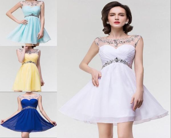 rhinestones beaded short homecoming dresses sheer crew neck chiffon backless mini cocktail party gown formal prom wear cps0943930739, Blue;pink
rhinestones beaded short homecoming dresses sheer crew neck chiffon backless mini cocktail party gown formal prom wear cps0943930739, Blue;pink