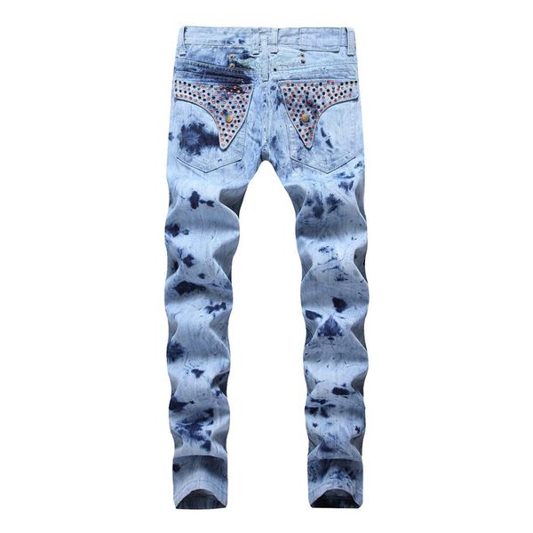 2019 mens straight slim fit biker jeans with zip men s clothing distrressed hole streetwear style luxury robin jeans241n, Blue
2019 mens straight slim fit biker jeans with zip men s clothing distrressed hole streetwear style luxury robin jeans241n, Blue