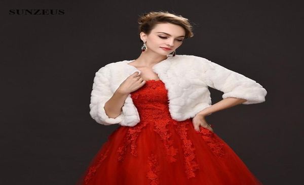 three quarter sleeves bridal jackets short elegant bolero jacket for bride wedding fur coat veste de mariage femme6427690, White
three quarter sleeves bridal jackets short elegant bolero jacket for bride wedding fur coat veste de mariage femme6427690, White