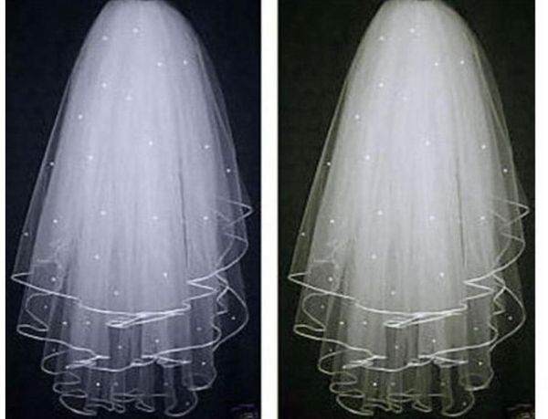 three layers ribbon edge wedding veil with pearls comb white ivory short 3 layers bridal veil 20175289884, Black
three layers ribbon edge wedding veil with pearls comb white ivory short 3 layers bridal veil 20175289884, Black