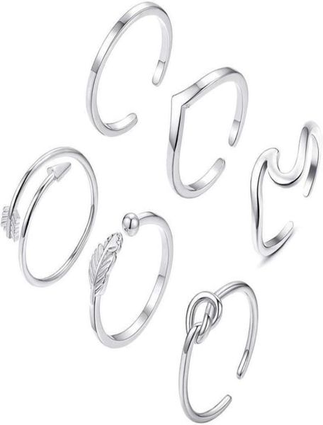 6pcs arrow knot wave rings for women adjustable stackable thumb open rings set summer vacation jewelry x071525336087138363, Slivery;golden
6pcs arrow knot wave rings for women adjustable stackable thumb open rings set summer vacation jewelry x071525336087138363, Slivery;golden