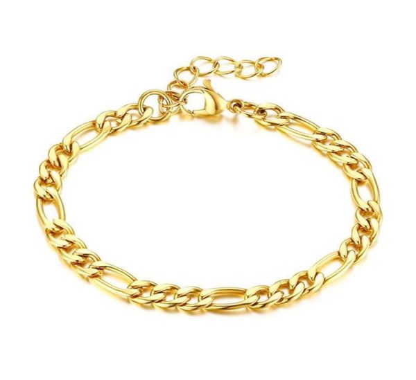 flat figaro chain bracelet for women link ankle adjustable stainless steel wristband gifts link 286g6116039, Black
flat figaro chain bracelet for women link ankle adjustable stainless steel wristband gifts link 286g6116039, Black