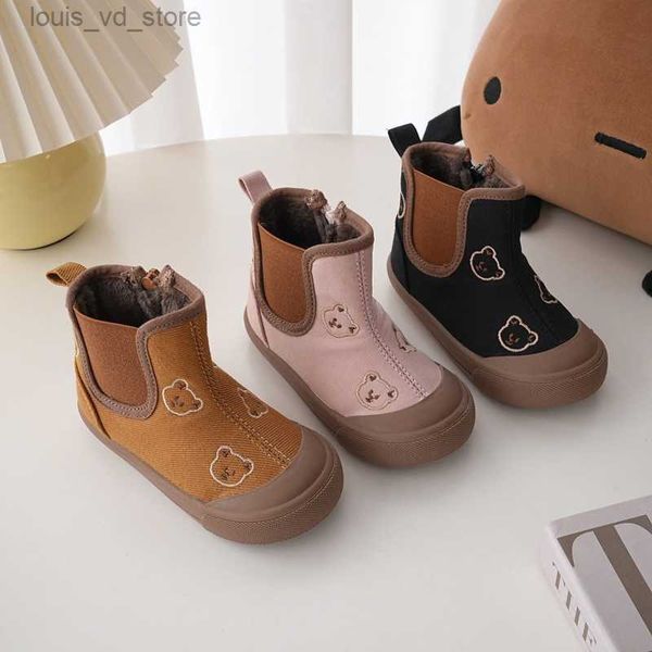winter autumn children high-boots baby cute cartoon cotton shoes with velvets boys girls warm soft retro boots t230811, Black;grey
winter autumn children high-boots baby cute cartoon cotton shoes with velvets boys girls warm soft retro boots t230811, Black;grey