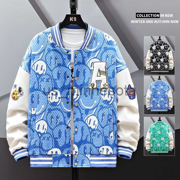 men's jackets embroidered combination patch bomber jacket men's spring smiling face baseball clothes trendy style youth fashion co, Black;brown
men's jackets embroidered combination patch bomber jacket men's spring smiling face baseball clothes trendy style youth fashion co, Black;brown