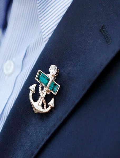 personality gold plated green crystal metal anchor brooch suit lapel pin clothing for women men gift whole 12 pcs2448621, Gray
personality gold plated green crystal metal anchor brooch suit lapel pin clothing for women men gift whole 12 pcs2448621, Gray
