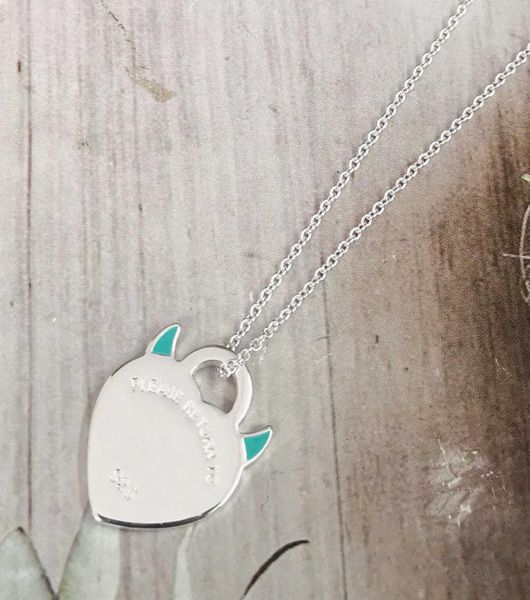 heartshaped ms s925 pure silver classic pink enamel devil horns silver necklace pendant cyan blue glue heartshaped necklace h0914254823
heartshaped ms s925 pure silver classic pink enamel devil horns silver necklace pendant cyan blue glue heartshaped necklace h0914254823