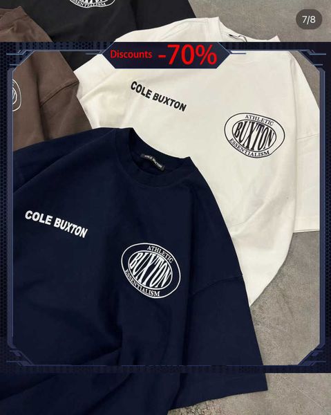 men's t-shirts cole buxton summer spring loose green gray white black t shirt men women classic slogan print tee with tag loose design5
men's t-shirts cole buxton summer spring loose green gray white black t shirt men women classic slogan print tee with tag loose design5