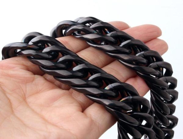 chains custom any length 20mm width heavy thick black tone round curb cuban 316l stainless steel necklace link mens chain14860618, Silver
chains custom any length 20mm width heavy thick black tone round curb cuban 316l stainless steel necklace link mens chain14860618, Silver