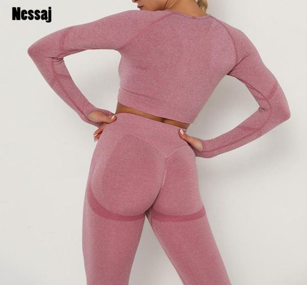 nessaj women seamless fitness sports twopiece set 2020 long sleeve high waist running leggings workout slim gym outfit t200816567403, White
nessaj women seamless fitness sports twopiece set 2020 long sleeve high waist running leggings workout slim gym outfit t200816567403, White