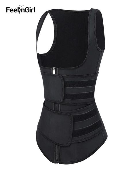 feelingirl sauna vest body shapper 9 steel bone slimming waist trainer shaper adjustable sweat belt corset workout shapewear y20078575049, Black;white
feelingirl sauna vest body shapper 9 steel bone slimming waist trainer shaper adjustable sweat belt corset workout shapewear y20078575049, Black;white