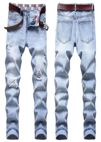 designers men s clothing mens jeans loose multi hole light blue waist non elastic small straight pants2487235
designers men s clothing mens jeans loose multi hole light blue waist non elastic small straight pants2487235