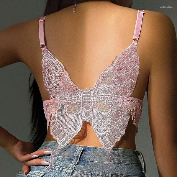 women's tanks women lingerie bras v-neck backless butterfly suspender brassiere ladies push up intimates underwear, White
women's tanks women lingerie bras v-neck backless butterfly suspender brassiere ladies push up intimates underwear, White