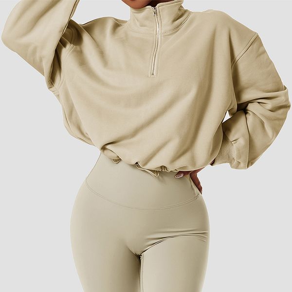 womens hoodies sweatshirts women fashion sweatshirt long sleeve high neck zipped loose casual solid color pullover shirts luxury female 230, Black
womens hoodies sweatshirts women fashion sweatshirt long sleeve high neck zipped loose casual solid color pullover shirts luxury female 230, Black