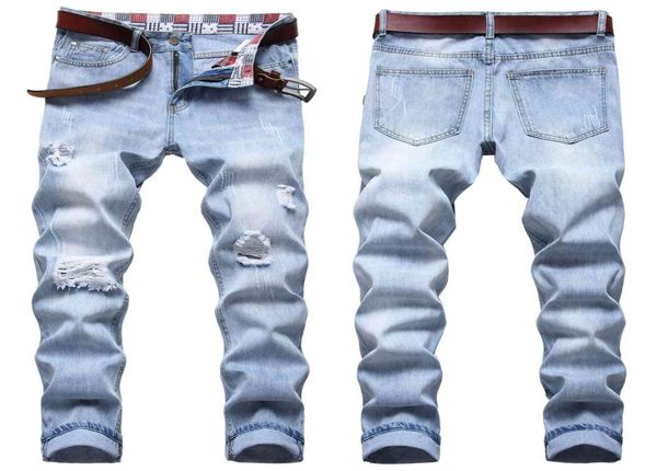 designers men s clothing mens jeans loose multi hole light blue waist non elastic small straight pants5817580
designers men s clothing mens jeans loose multi hole light blue waist non elastic small straight pants5817580