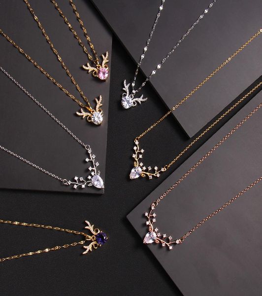 pendant necklaces luxury necklace deer designers jewelry colored diamonds women fashion titanium steel goldplated never fade not 2624834, Silver
pendant necklaces luxury necklace deer designers jewelry colored diamonds women fashion titanium steel goldplated never fade not 2624834, Silver