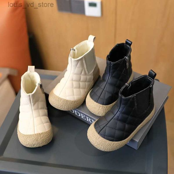 children winter snow boots boys warm cotton shoes with thick fur girls cow muscle short boots baby soft princess shoes t230811, Black;grey
children winter snow boots boys warm cotton shoes with thick fur girls cow muscle short boots baby soft princess shoes t230811, Black;grey