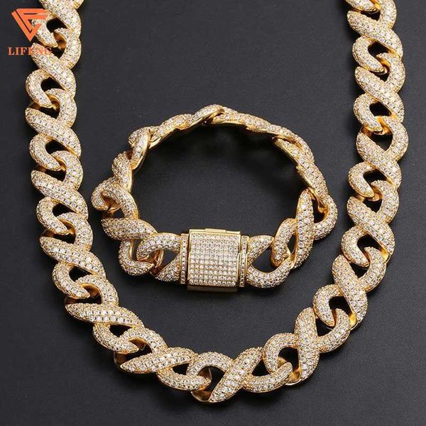 wholesale price necklace iced out cuban chain d vvs moissanite diamond custom hip hop jewelry cuban link chain, Silver
wholesale price necklace iced out cuban chain d vvs moissanite diamond custom hip hop jewelry cuban link chain, Silver