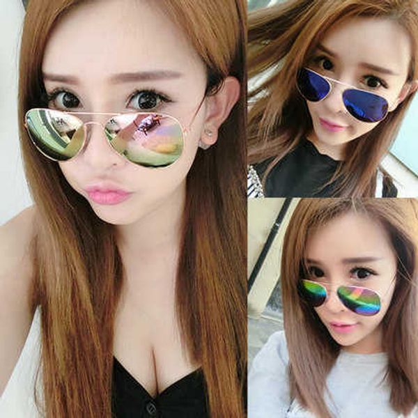 female reflective men's star glasses mirror color film sunglasses 3027 frame, White;black
female reflective men's star glasses mirror color film sunglasses 3027 frame, White;black