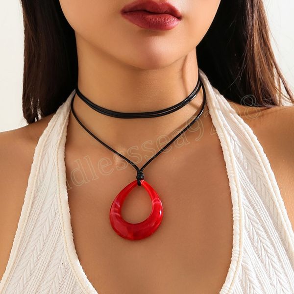 big hollowed out ellipse pendant necklace for women trendy long lace up rope chains choker accessories 2023 fashion neck jewelry, Silver
big hollowed out ellipse pendant necklace for women trendy long lace up rope chains choker accessories 2023 fashion neck jewelry, Silver