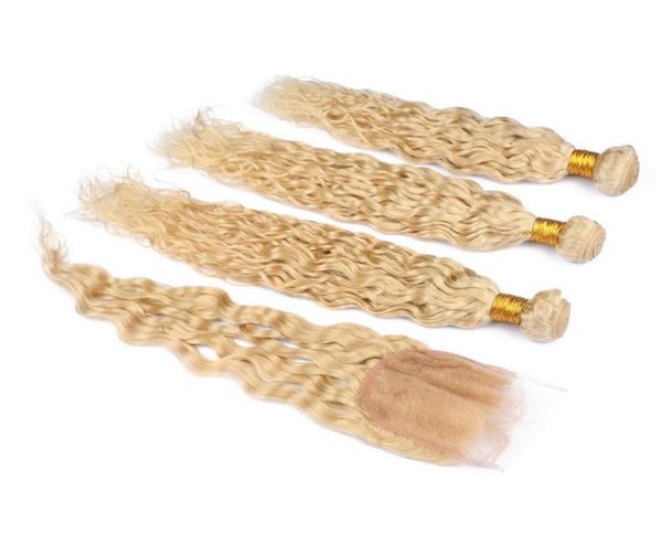 613 blonde indian virgin wet and wavy human hair bundles with closure water wave blonde virgin hair weft weaves with lace closure1644073, Black
613 blonde indian virgin wet and wavy human hair bundles with closure water wave blonde virgin hair weft weaves with lace closure1644073, Black