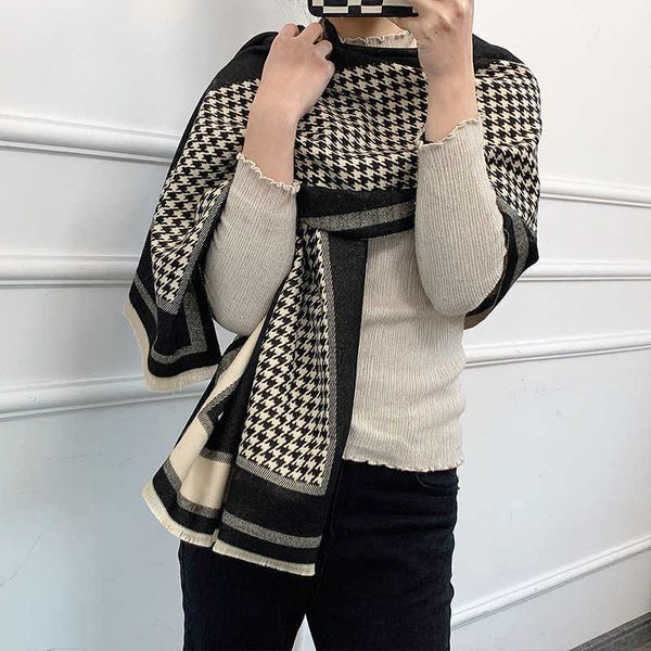 wholesale h home scarf for sale houndstooth womens autumn and winter versatile style cashmere like warm neck long thickened air conditioner, Blue;gray
wholesale h home scarf for sale houndstooth womens autumn and winter versatile style cashmere like warm neck long thickened air conditioner, Blue;gray