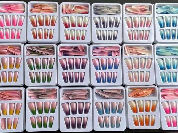long conffin nails 10 size gradient color glitter party full cover press on ballerina fake nails4653000, Red;gold
long conffin nails 10 size gradient color glitter party full cover press on ballerina fake nails4653000, Red;gold