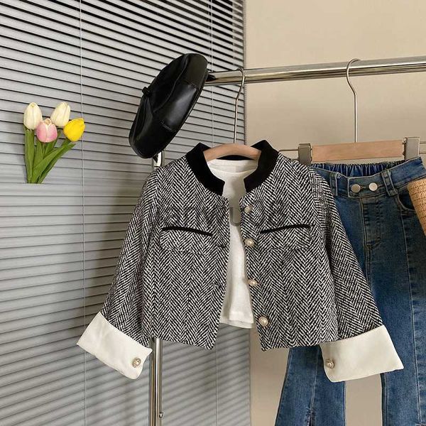 jackets girls fall coat 2023 new treasure woolen cloth outerwear small fragrance short suit jacket joker trumpet jeans suit kids jacket x081, Blue;gray
jackets girls fall coat 2023 new treasure woolen cloth outerwear small fragrance short suit jacket joker trumpet jeans suit kids jacket x081, Blue;gray
