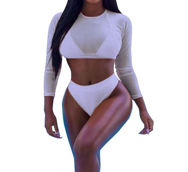 womens high waist rash guard swimwear long sleeve 3pcs swimsuit fancinating 2018 fashion tankini feminino biquini mujer070 y3936403, White;black
womens high waist rash guard swimwear long sleeve 3pcs swimsuit fancinating 2018 fashion tankini feminino biquini mujer070 y3936403, White;black