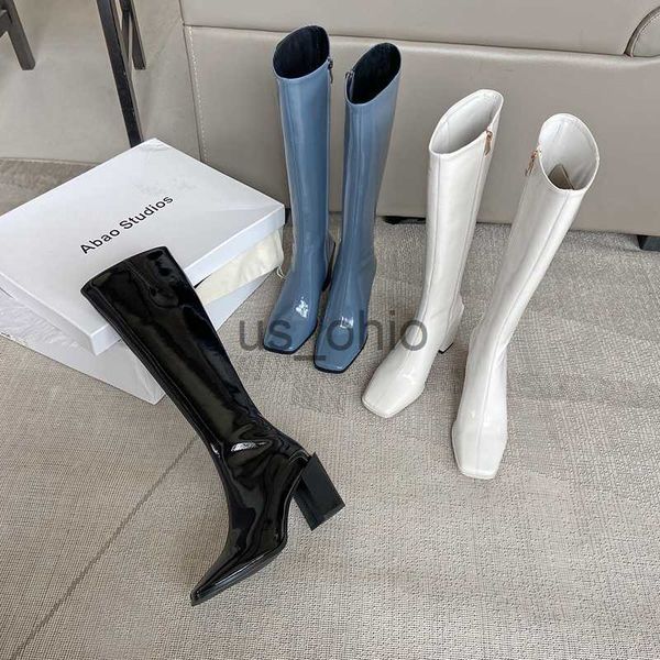 boots high heel knee high boots women shoes fashion square toe long bootties ladies winter shoes j230811, Black
boots high heel knee high boots women shoes fashion square toe long bootties ladies winter shoes j230811, Black