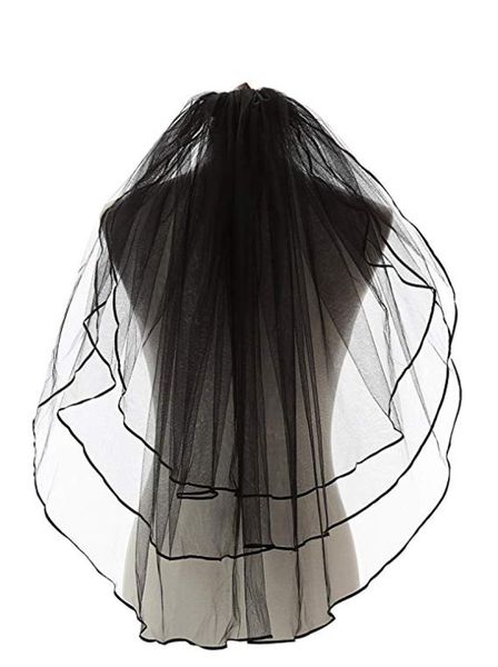 black gothic wedding veils women039s 3 tiers ribbon edge finger tip wedding bridal veil 11054bk1267951
black gothic wedding veils women039s 3 tiers ribbon edge finger tip wedding bridal veil 11054bk1267951