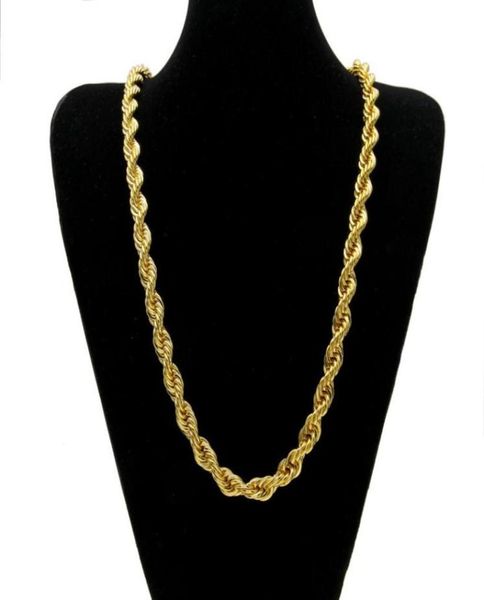 10mm thick 76cm long rope ed chain 24k gold plated hip hop heavy necklace for mens256w6349405, Silver
10mm thick 76cm long rope ed chain 24k gold plated hip hop heavy necklace for mens256w6349405, Silver