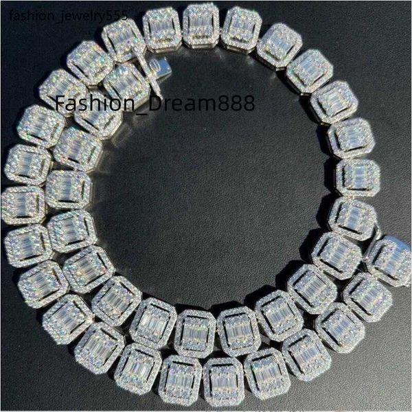 pendant necklaces men's 12mm wide moissanite baguette square link chains real 925 silver square chain necklace hip hop bust down chain
pendant necklaces men's 12mm wide moissanite baguette square link chains real 925 silver square chain necklace hip hop bust down chain