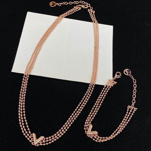designers pendant necklace bracelet set rose gold women's luxury designer bangles exquisite craftsmanship official logo classic jewelry, Silver
designers pendant necklace bracelet set rose gold women's luxury designer bangles exquisite craftsmanship official logo classic jewelry, Silver