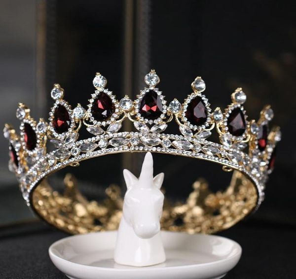 new pageant full circle tiara dark red crystal rhinestones king queen crown wedding bridal crowns costume party art deco baroque h8056320, Silver
new pageant full circle tiara dark red crystal rhinestones king queen crown wedding bridal crowns costume party art deco baroque h8056320, Silver