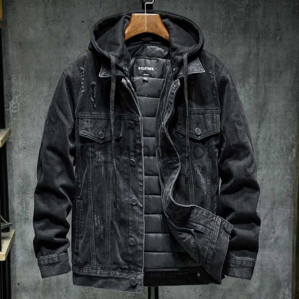 men's jackets liner thicker winter black hooded denim jacket outerwear warm men lining plus cotton thick cowboy jacket coat large size, Black;brown
men's jackets liner thicker winter black hooded denim jacket outerwear warm men lining plus cotton thick cowboy jacket coat large size, Black;brown
