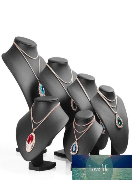 black pu leather neck shelf models necklace pendant holder mannequin bust jewelry display stand show storage5047075, Khaki
black pu leather neck shelf models necklace pendant holder mannequin bust jewelry display stand show storage5047075, Khaki