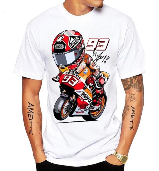 ameitte summer fashion men short sleeve t shirt marc signature 93 design print tshirt funny boy casual moto man white tees4471258, White;black
ameitte summer fashion men short sleeve t shirt marc signature 93 design print tshirt funny boy casual moto man white tees4471258, White;black