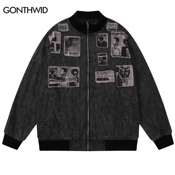 mens jackets vintage men coats streetwear hip hop retro embroidery japanease spaper patch zipper bomber harajuku punk gothic 230810, Black;brown
mens jackets vintage men coats streetwear hip hop retro embroidery japanease spaper patch zipper bomber harajuku punk gothic 230810, Black;brown